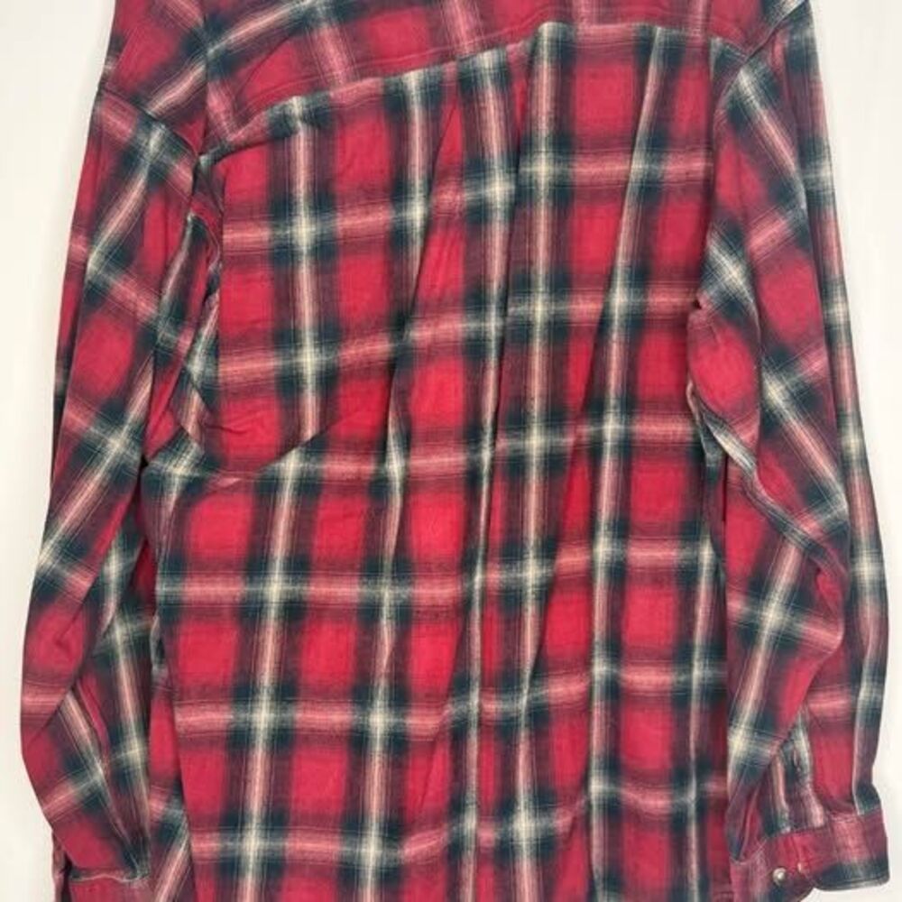 Carhartt Red Plaid Flannel Shirt 2XL